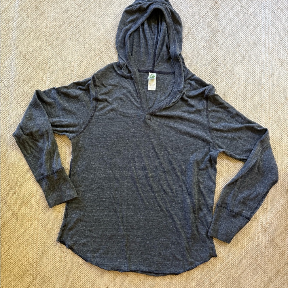 Alternative Apparel Charcoal Hooded Sweatshirt